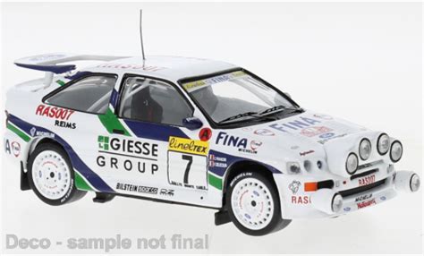 Miniature Ford Escort 1 43 IXO RS Cosworth No 7 Fina Rallye WM Rally