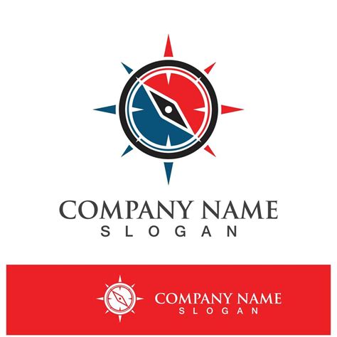 Compass Logo Template Vector Icon 13648629 Vector Art At Vecteezy