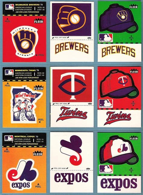 1980 Fleer Baseball Stickers World Series Cards Artofit