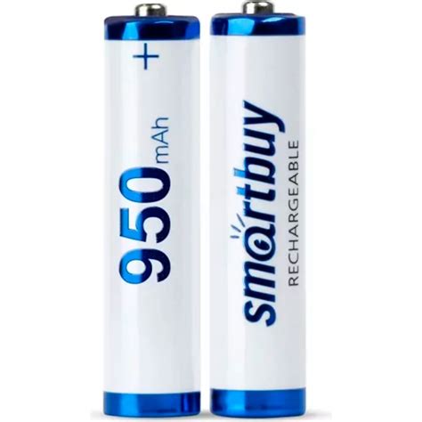 Аккумулятор Smartbuy nimh aaa/2bl 950 mah (24/240) упаковка 2 шт. SBBR ...