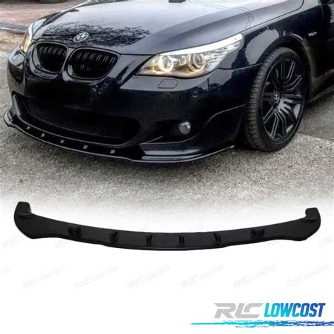 SPOILER LAME DE PARE CHOCS AVANT POUR BMW E60 E61 NOIR