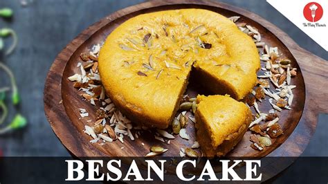 Besan Cake Recipe Eggless Without Oven Gram Flour Cake The