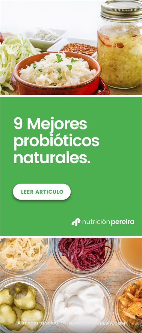 Los mejores probióticos naturales Alimentos fermentados