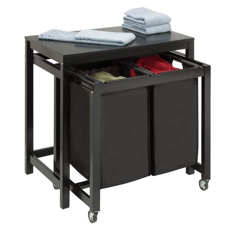 Double Laundry Hamper And Folding Table Artofit