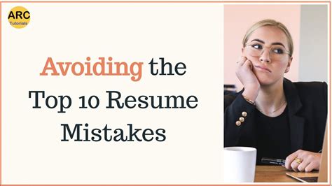 Top 10 Resume Mistakes To Avoid Common Resume Mistakes Career