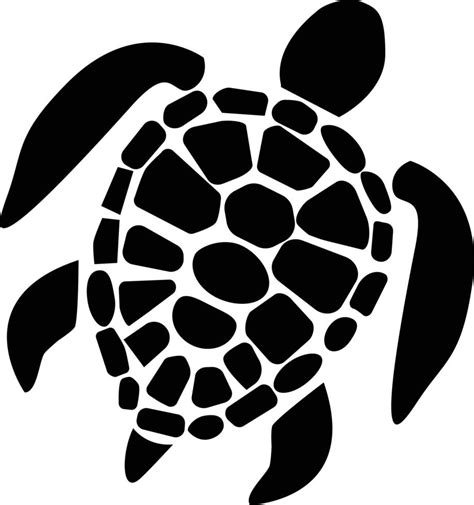 Sea Turtle Icon On White Background Sea Turtle Symbol Turtle Sign