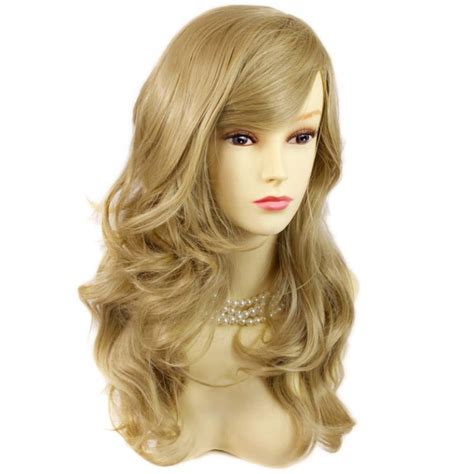 Wiwigs Wonderful Wavy Long Golden Blonde Curly Heat Resistant Ladies Wigs Hair Uk Hair