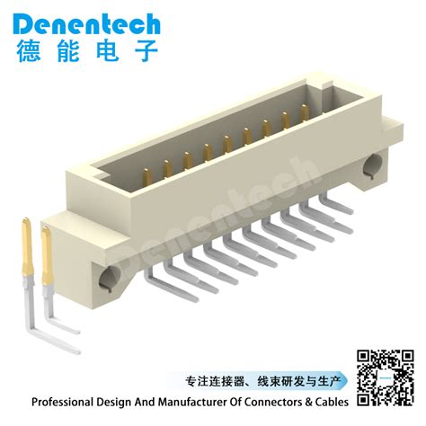 Denentech High Quality Product Mm Dual Row Male Right Angle Dip