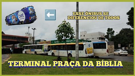 Movimentação De Ônibus Urbanos Terminal Praça Da Bíblia Goiânia Goiás