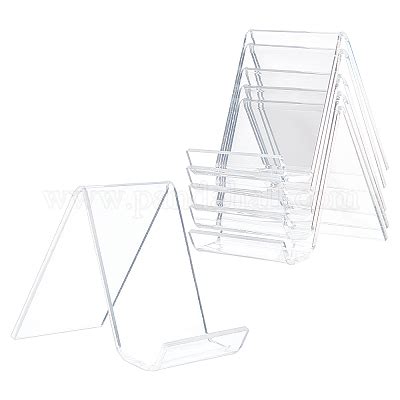 Wholesale Fingerinspire Transparent Acrylic Display Stands Pandahall