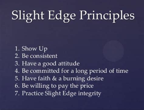 REAL: The Seven Slight Edge Principles by Jeff Olson