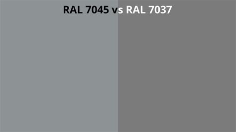 Ral 7045 Vs 7037 Ral Colour Chart Uk