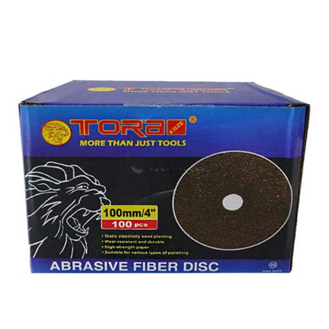 TORA Abrasive Fiber Disc 4 Per Box Grit 400 Amplas Fiber Lazada