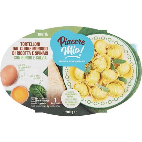 Tortelloni Cuore Morbido Di Ricotta E Spinaci Piacere Mio G Coop Shop