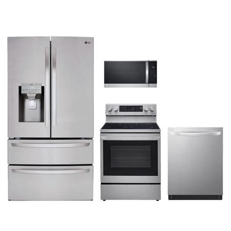 LG 4 Piece Stainless Steel Kitchen Package | Gerhard's Appliances ...