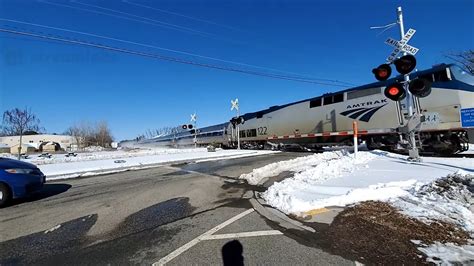 Amtrak Vermonter At South Deerfield Ma Youtube