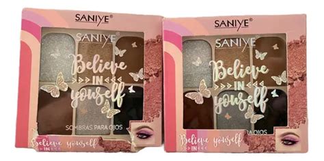 2 Piezas De Sombras Para Ojos Saniye Con 6 Tonos MercadoLibre