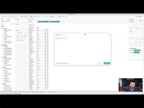 Tableau Level Of Detail Expressions II Fixing On Pairs YouTube