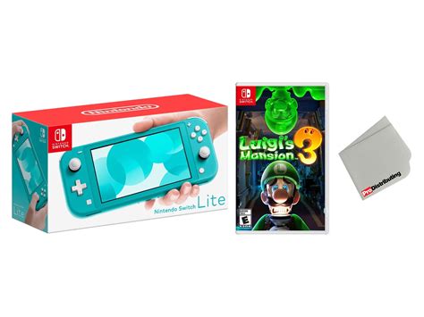 Nintendo Switch Lite Turqouise Bundle With Luigi S Mansion Game