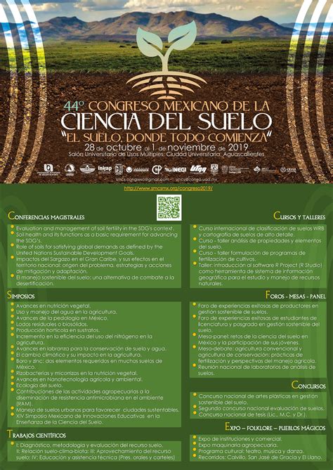 44 Congreso Mexicano De La Ciencia Del Suelo