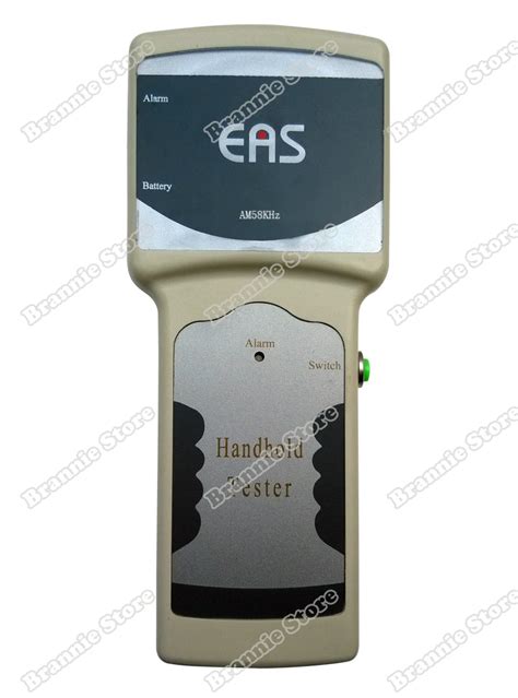 EAS Handheld Tester AM 58khz Soft Label Hard Tags Detector Free