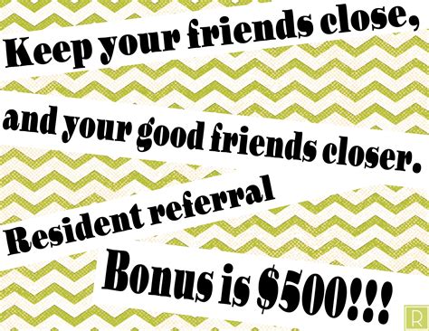 Resident Referral Flyer