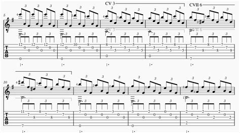 theory - Meaning of some symbols in classical guitar tablature - Music ...