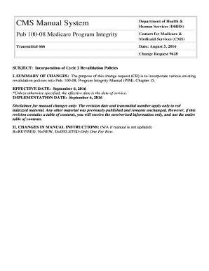 Fillable Online Cms Cms Manual System Fax Email Print Pdffiller