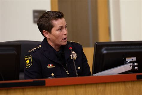 Berkeley Police Chief Jen Louis is now the city's top cop