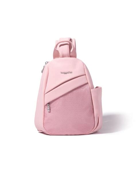 Baggallini Medium Sling Crossbody Backpack In Pink Lyst