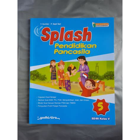 Jual Splash Pend Pancasila K Merdeka Yudhistira Sd Mi Kelas Shopee