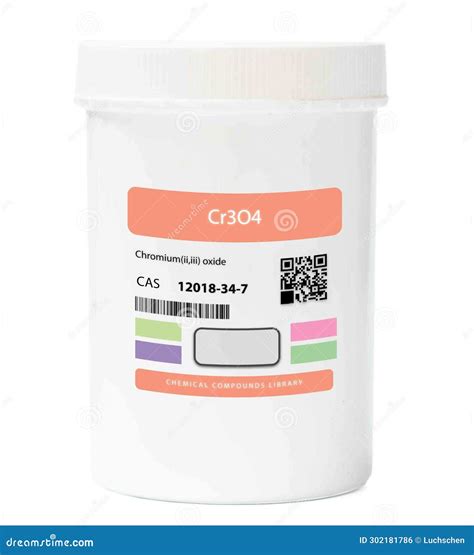 Cr O Chromium Iii Oxide Stock Photo Image Of Oxide Compound