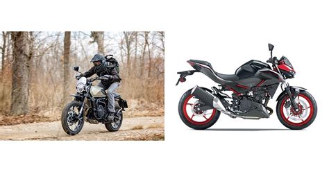 Motorrad Vergleich Brixton Crossfire Xc Vs Kawasaki Z Se