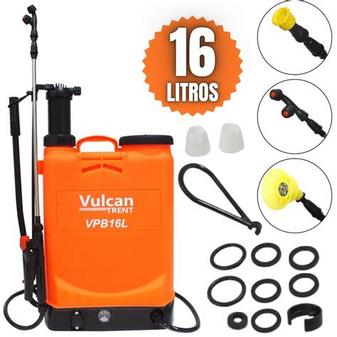 Pulverizador Manual e Elétrico 16 Litros Vulcan VP16L12A Profissional A