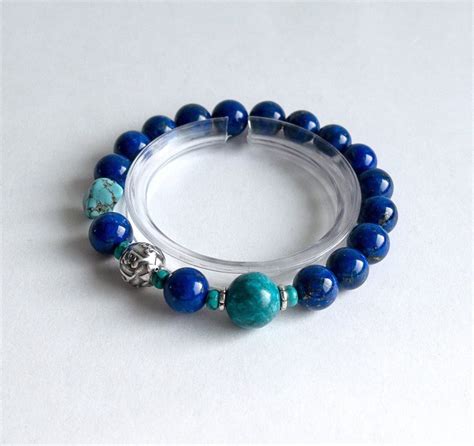 Gemstone Natural Lapis Lazuli Phoenix Stone Turquoise 999 Fine Silver