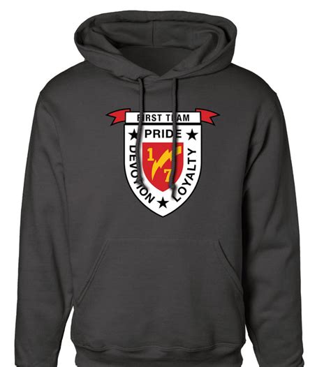 1st Battalion 7th Marines Hoodie — Sgt Grit