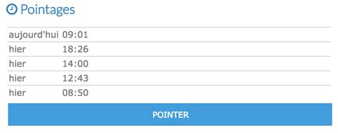 Enregistrement Temps De Travail Pointage Logiciel Pour Les PME