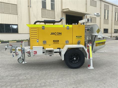 S30 Trailer Mounted Concrete Pump Jacon Equipment