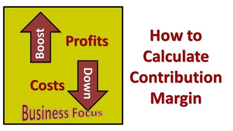 How To Calculate Contribution Margin Youtube