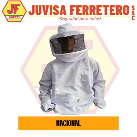 CASACA CON CARETA DE APICULTOR JUVISA FERRETERO SAC