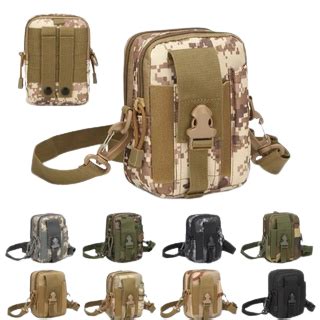 Bolsa e sem alça porta treco pochete Militar Pequena Modular