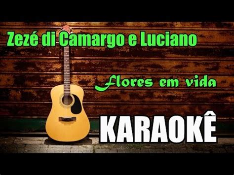 Flores em vida Zezé di Camargo e Luciano KARAOKÊ violão Instrumental