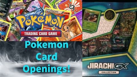 Pokemon Card Openings Jirachi GX Collection Box YouTube