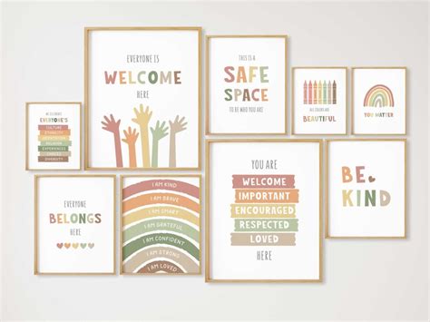 12 Inclusive Posters, Inclusion Prints Wall Art, Inclusive Classroom ...