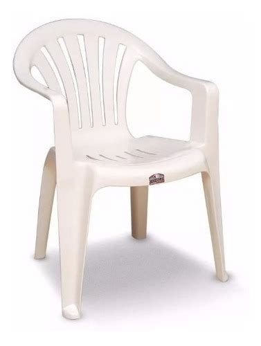 Silla Pl Stica X Verona Colombraro Sillon Grande Blanco Argenshop