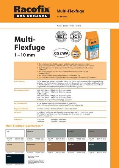 Rfx Multi Flexfuge Indd Racofix Bauchemie