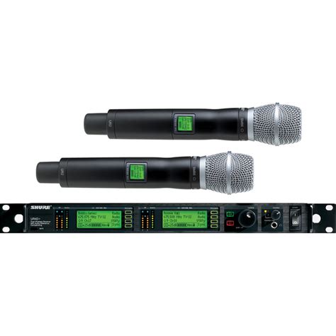 Shure UHF R Professional Diversity Wireless UR24D SM86 L3 B H