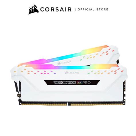 Corsair Ram Vengeance® Rgb Pro 16gb 2 X 8gb Ddr4 Dram 3200mhz C16 Memory Kit — White Lazada