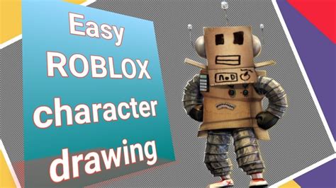 How To Draw Roblox Character Easilyrobloxcartoon Character Art