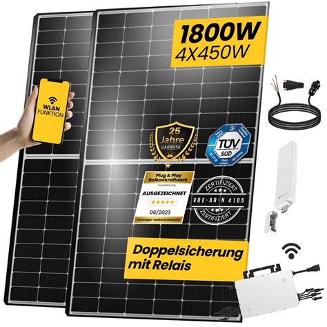 Epp Solar Solaranlage 1800w Photovoltaik Balkonkraftwerk Mini Pv Anlage